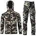 Wojskowy mundur taktyczny wojskowy kamuflaż kurtki polar polowanie wojskowy strój taktyczny odzież, Jungle Camo, M