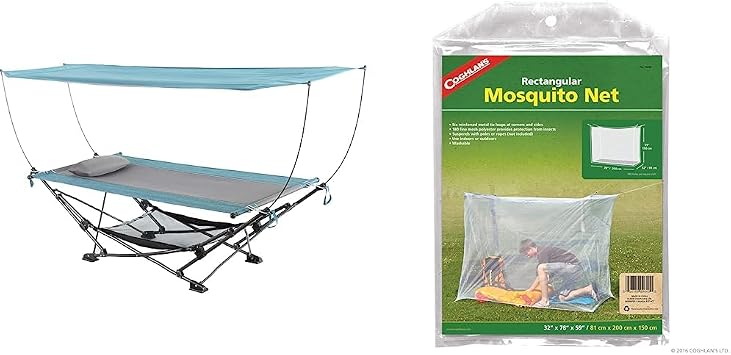 Mac Sports Collapsible Hammock and Coghlans Mosquito Bed Net