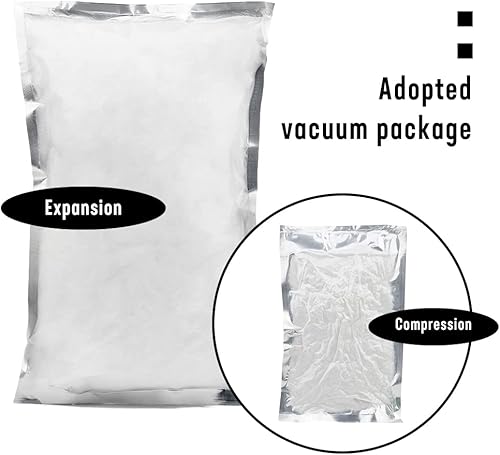 Miniatura 4 de Relleno de fibra de poliéster de 10.58 oz10.6 onzas, fibra de relleno de alta resistencia, relleno de almohada, relleno de fibra para manualidades,