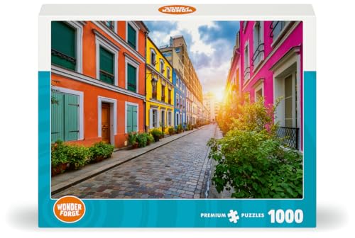 Rompecabezas de 1000 piezas para adultos Wonder Forge Rue Cremieux Paris 2
