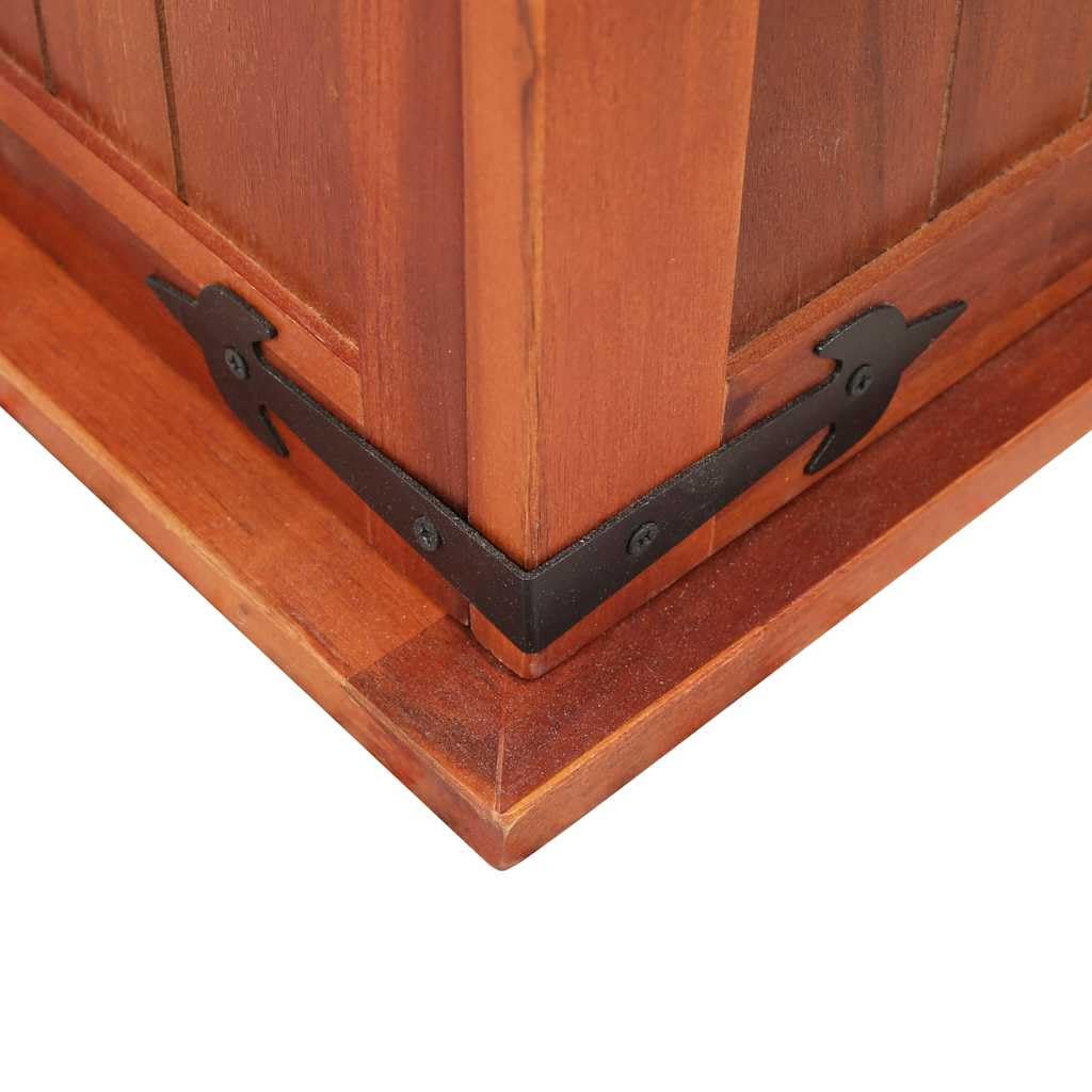 vidaXL Sedie da Giardino Impilabili 4 pz con Cuscini Massello di Teak