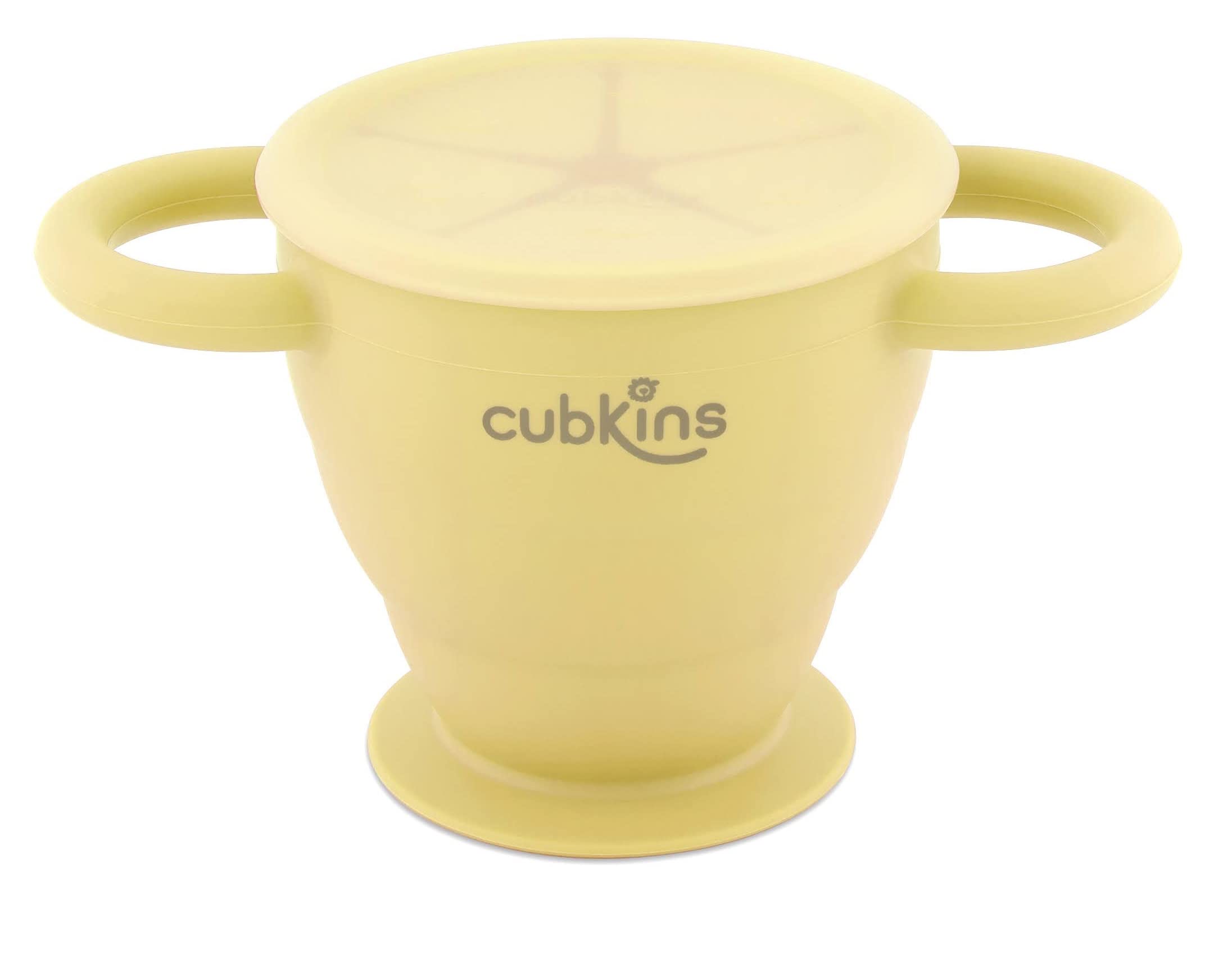 Cubkins Silicone Collapsible Bpa Free Snack Cup for Baby, Infant, Toddler | 6 Months+ (Lemon) - 275Ml-picture-20