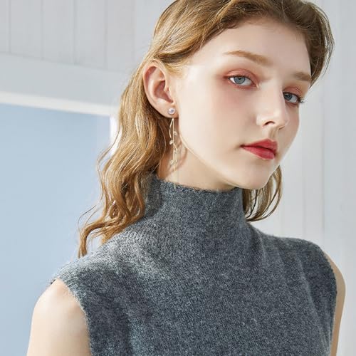 Pearl Dangle Earrings Zirconia Rhinestone Dangling Earrings for Women Pearl Wedding Bridal Earring for Brides Bridesmaids, Leaf Brides Earring Prom Party Jewelry Gifts3