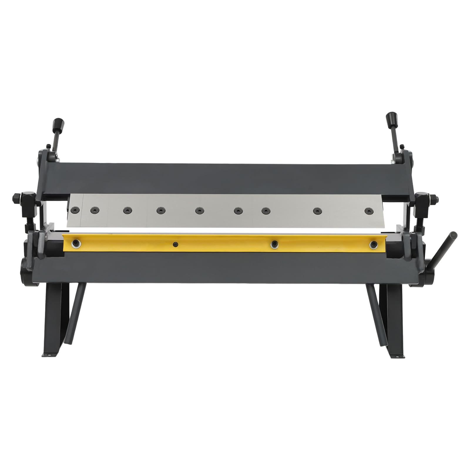 24” Disc and Box Sheet Metal Brake, Heavy Duty Metal Brake Bender, Disc and Box Bender with Removable Finger