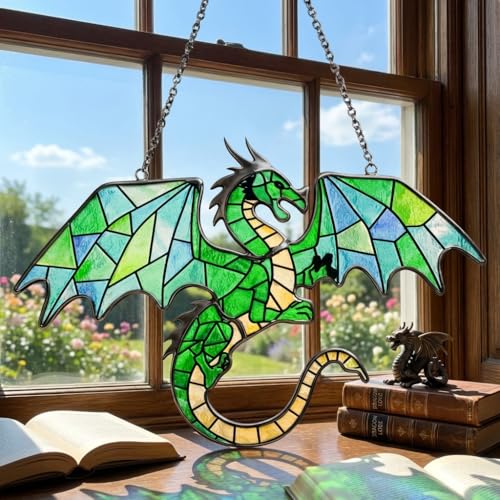 AQGQTQ Dragon Suncatcher
