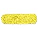 Rubbermaid Commercial Products Trapper Floor Dust Mop Head Refill, 48-Inch, Yellow, Cotton, Use for Janitorial Maintenance/School/Lunchroom/Office Building Cleaning