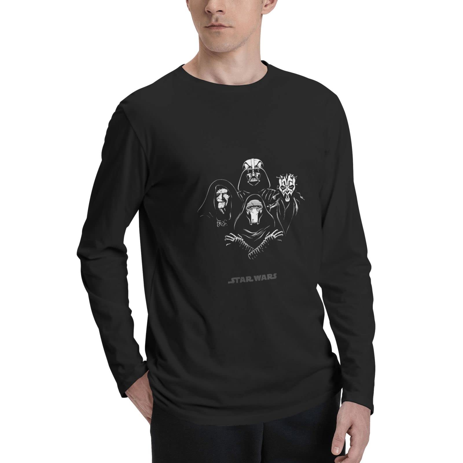 Amazon.co.jp: Tシャツ メンズ 長袖 スターウォーズ ロングtシャツ 