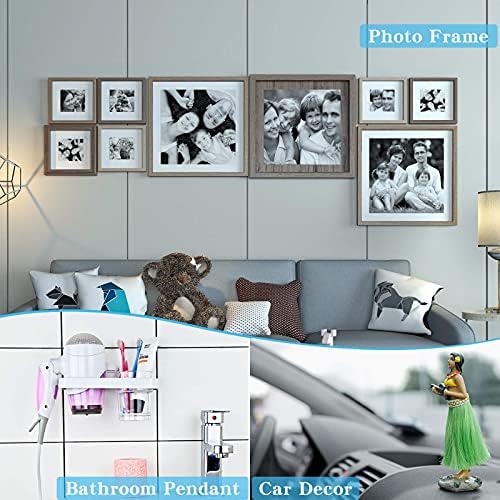 Double Sided Heavy Duty Mounting Tape, Easy Peel Waterproof VHB Foam Tape, 4.8m Length, 10mm Width,1mm Thickness for Car,Home and Office Deco