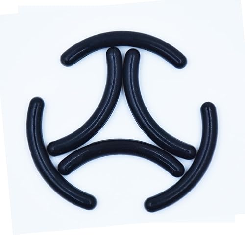 Miniatura 5 de 30 unidades de almohadilla de silicona negra en lugar de caja de almacenamiento transparente universal para maquillaje de ojos, pestañas rizadas,