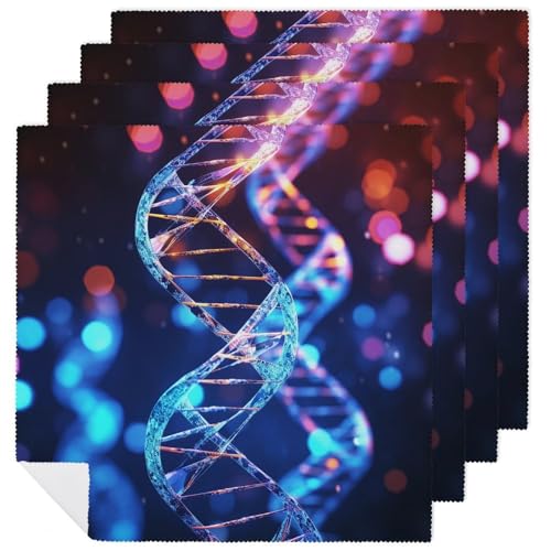Servilletas de Tela Helix Genética DNA, 4 unidades miniatura 1
