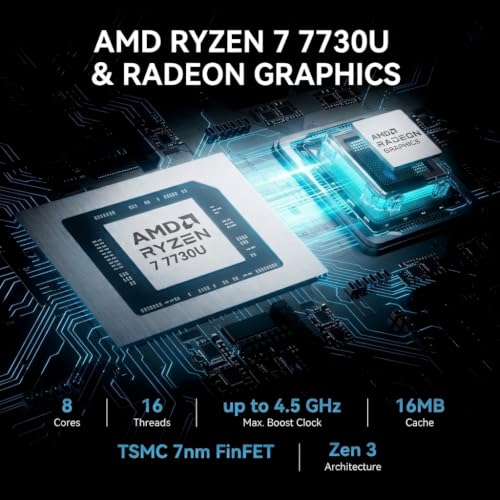 Image of NIMO 16 inch IPS FHD+ Gaming AI Creator Laptop, AMD Ryzen 7 7730U 8 Cores