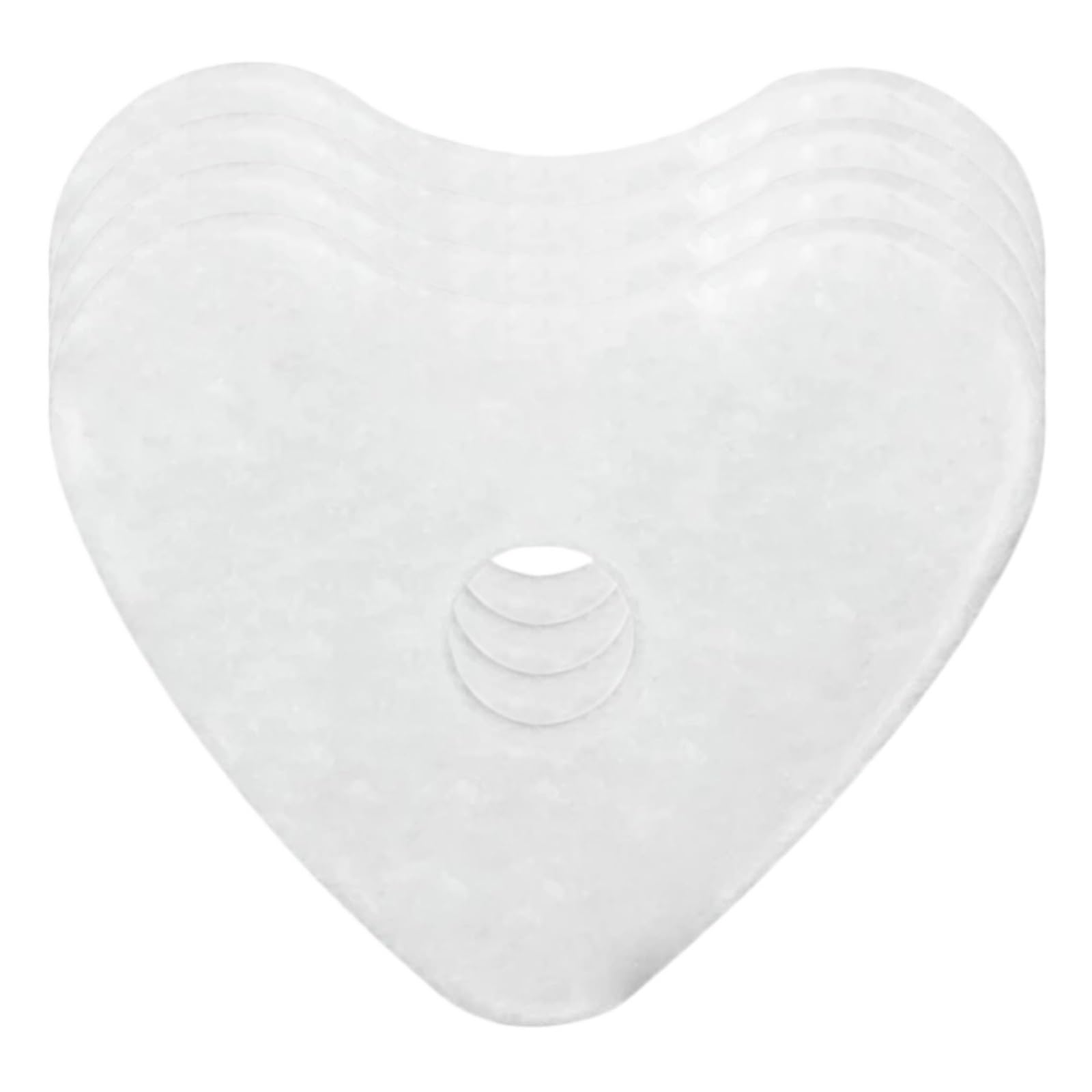 Filtro de carbon de algodon de doble capa para fuente de agua de mascotas forma media luna