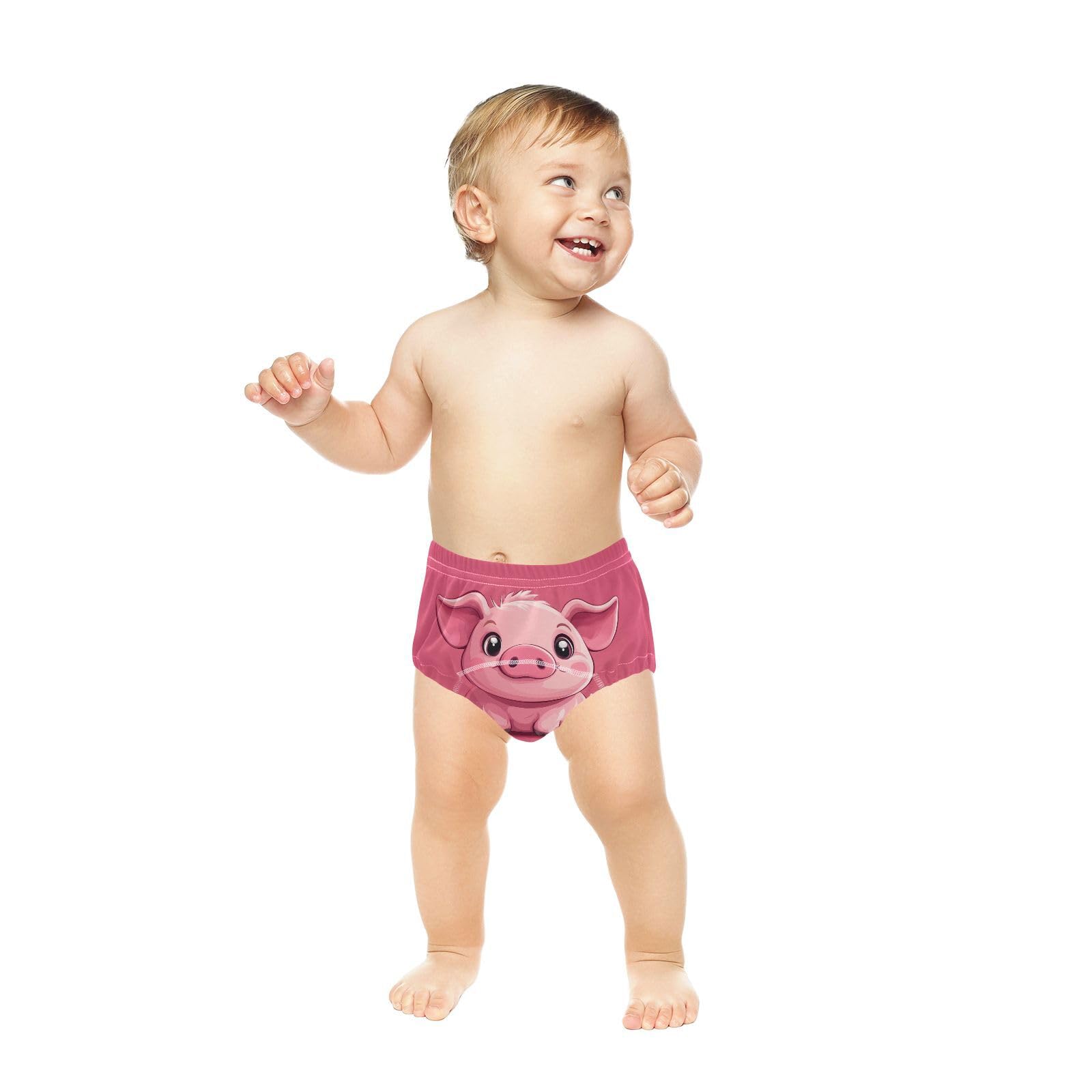 Coikll Pink Pig (1) Toddler Training Underwear Waterproof Baby Pee Pants -4T