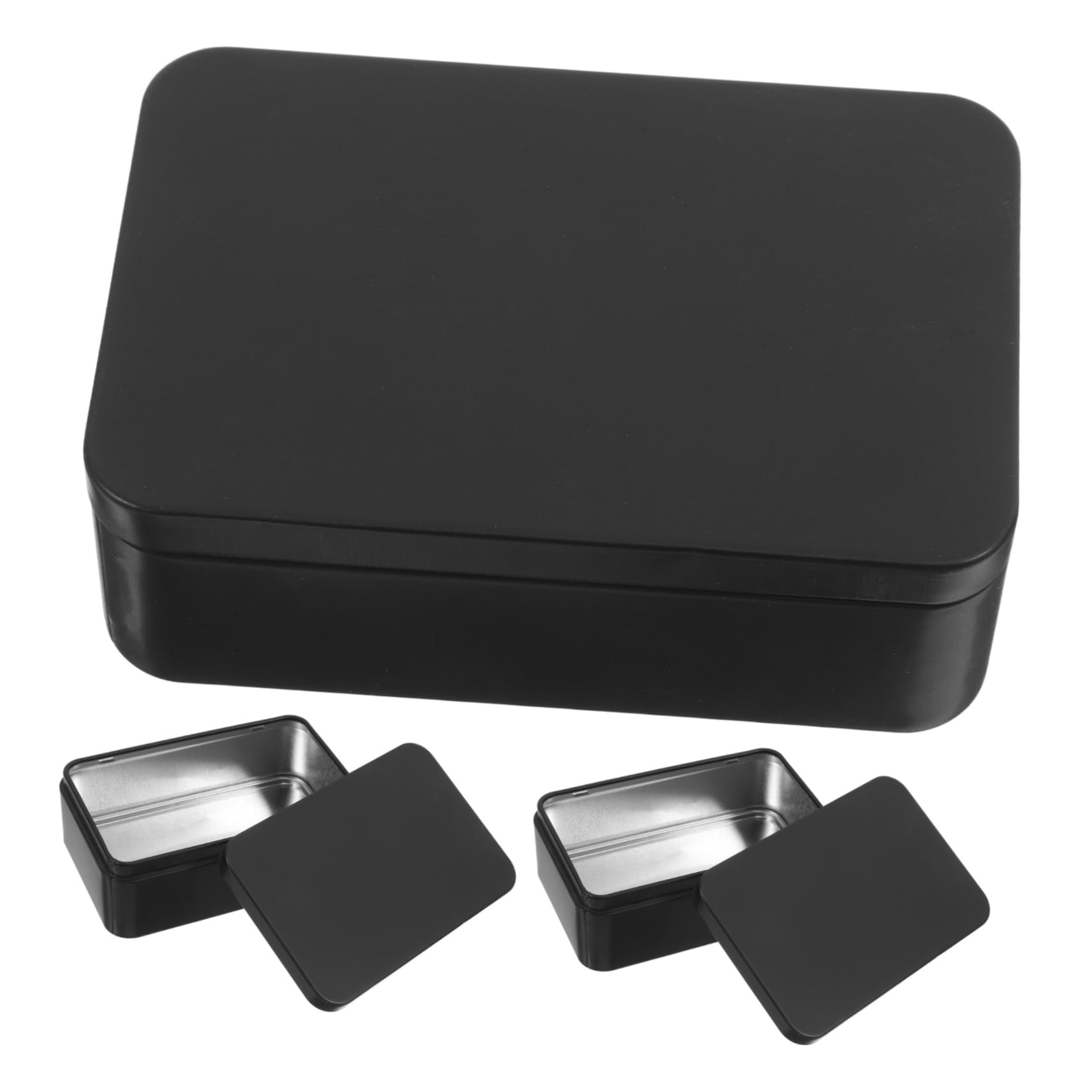 SHINEOFI 4 Set Scatola Di Immagazzinaggio Del Poker Piccolo Organizzatore Scatole Portaoggetti Storage Box Archiviazione Di Carte Da Baseball Archiviazione Delle Carte Commerciali 3 Pezzi*4