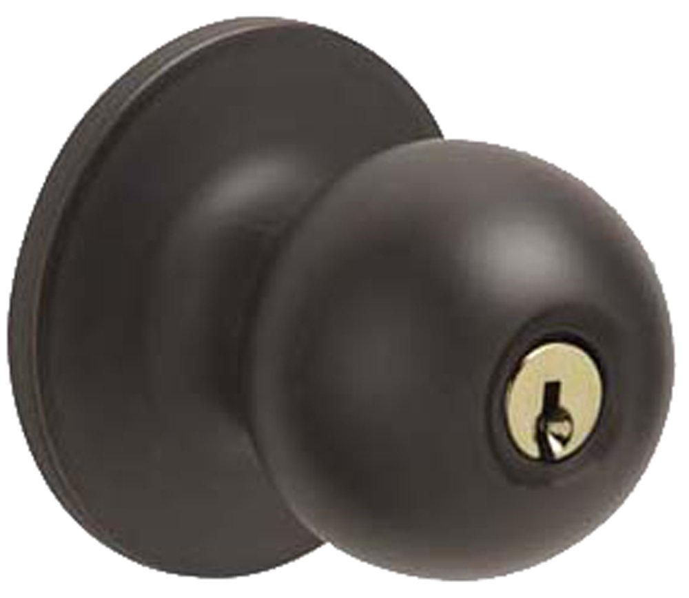 J-Series by Schlage Corona Door Knob with Standard Trim, Keyed