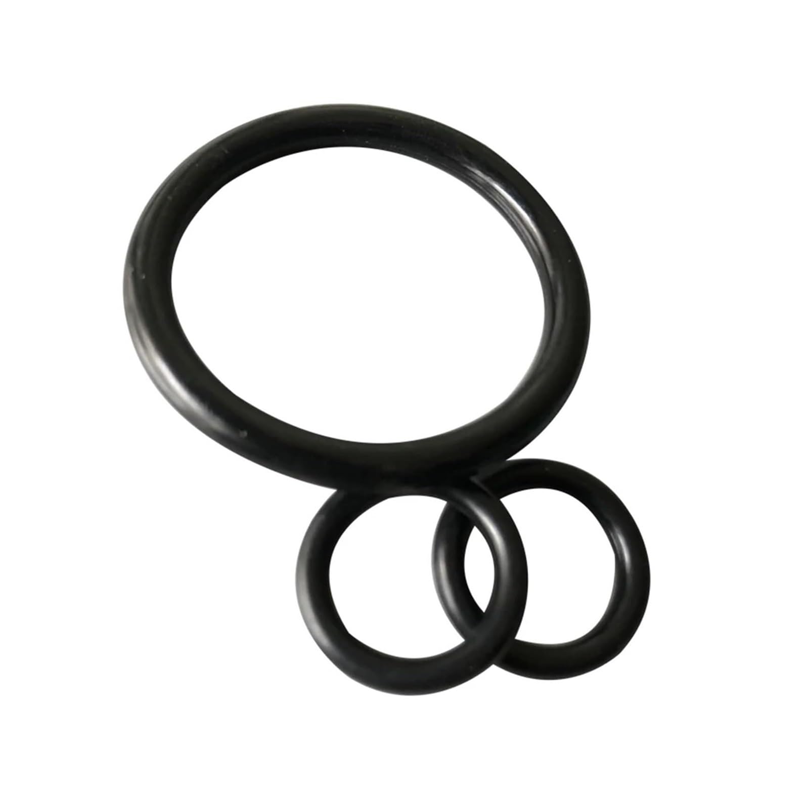 100 Uds Junta tórica CS 1,5mm X 5~80mm OD NBR Caucho de nitrilo for automóvil Redondo Tipo O arandela de Sellado Resistente al Aceite Negro(OD 80mm)
