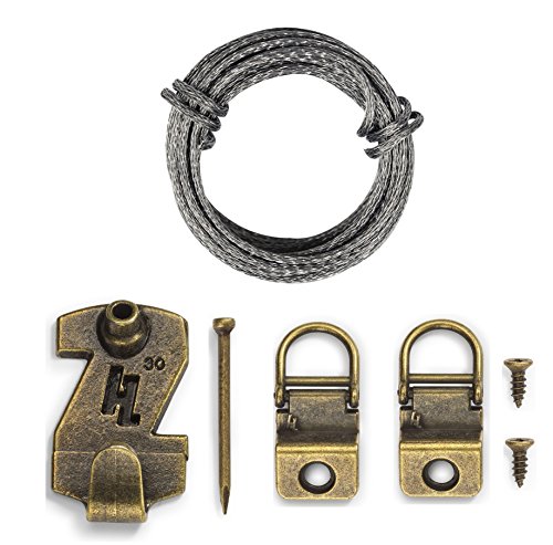 Image of 11030 Canvas Flat Mount 1-Hole- Dring Picture Hanger kit