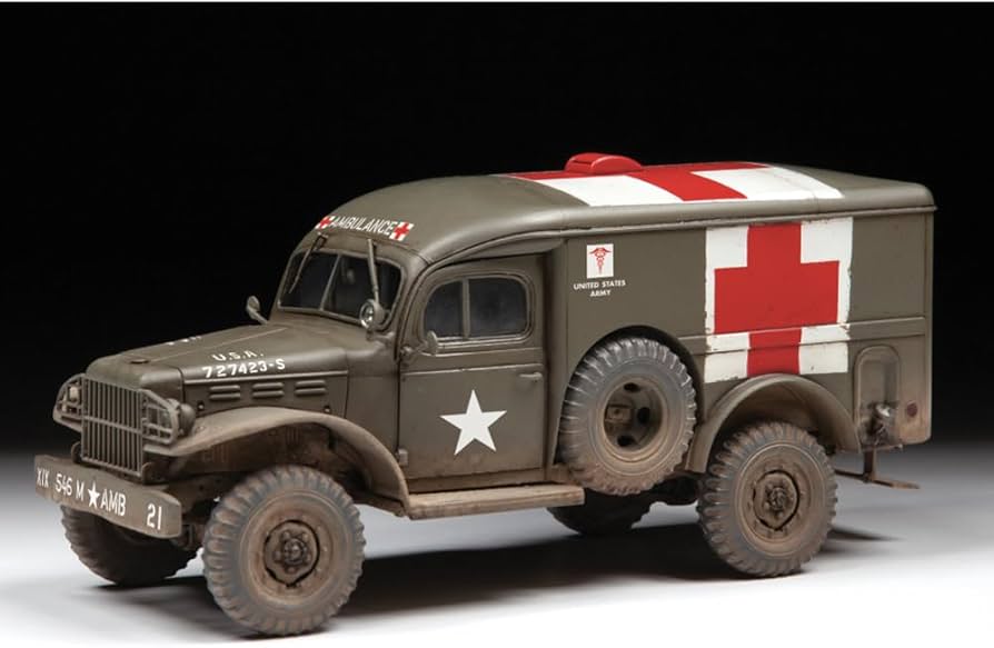 Amazon.com: Zvezda - 1/35 WC-54 Ambulance - Plastic Model Making