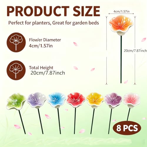 8 pcs Ceramic bee Watering Station  - image 3