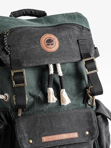 Image of Bombay Trooper Terra Nova Explorer Victor Backpack | Upcycled Canvas Backpack | Laptop Backpack | Travel Backpack