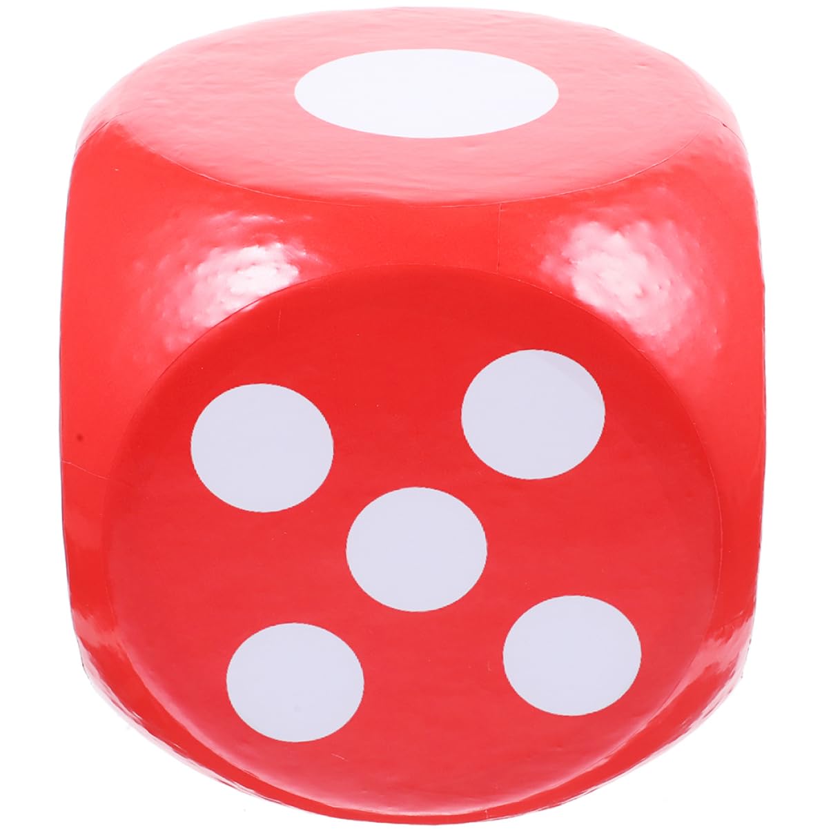 Abaodam Dadi di Schiuma Rossi 20cm Enormi Dadi da Gioco Facili da Manipolare e Leggere per Giochi di Festa e Attività Ludiche All'aperto