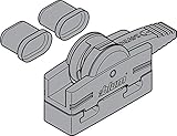 SERVO-DRIVE Verbindungsknoten RONIN FURNITURE FITTINGS® BLUM SERVO-DRIVE Verbindungsknoten und 2 Kabelendenschutz schwarz werkzeuglose Montage (Z10V100E.01)