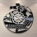 FANCYLIFE Orologio da Parete Mazinger CD Record Orologio da Parete Tondo in Vinile Art