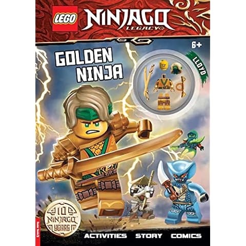 LEGO® NINJAGO®: Golden Ninja: Activity Book with Minifigure Cover