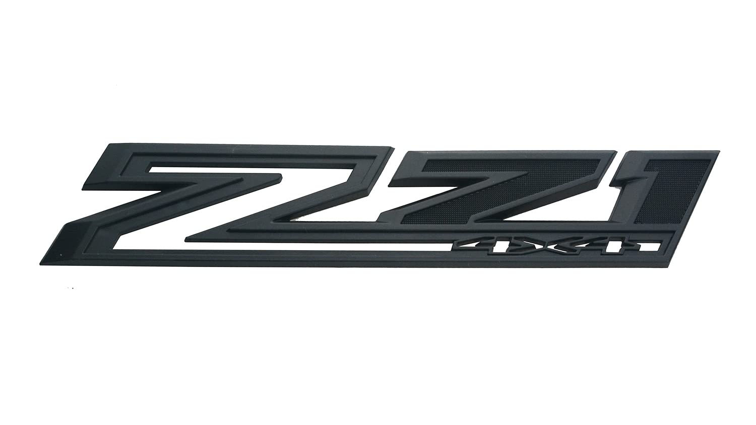 Lot de 2 badges 3D de rechange pour Silverado 1500 2500HD 2019-2022 Z71 4 x 4 (noir mat)