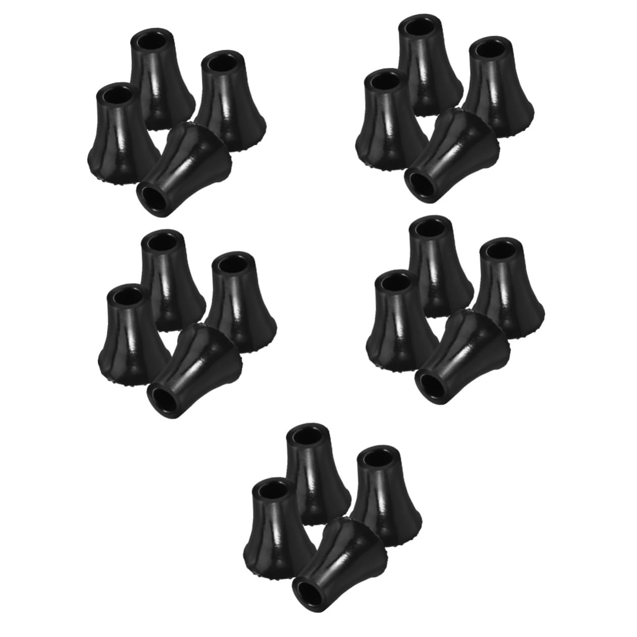 5 Series 5 Juegos De Fundas Antideslizantes Para Pies Almohadillas De Goma De Repuesto Puntas Para Bastones Muletas Bastones Para Caminar Puntas Para Bastones 4 piezas x 5