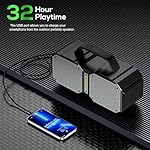 BUGANI Bluetooth Speaker, Shock Portable Bluetooth Speaker, Bluetooth 5.3, Waterproof, Wireless Speakers, 60W Super Power, Outdoor Speaker, Black (New Model) - Image 5