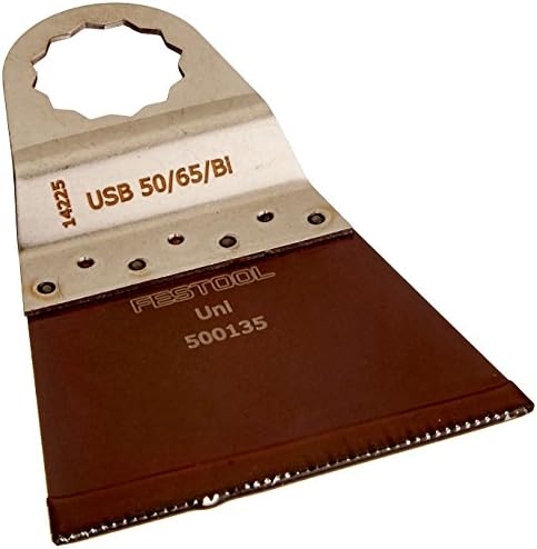 Festool 500144 Vecturo Multi-Purpose Blades - 5-Pack Bimetal Blades (50mm X 35mm)