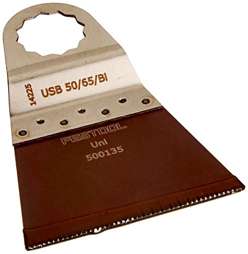 Festool Vecturo Oscilating Bi-Metal Multi-Purpose Blade, 50mm x 65mm, 5-Pack