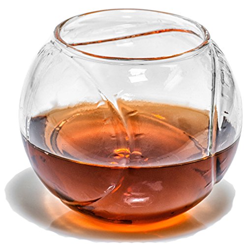 Baseball Whiskey Glass - Rocks Glass for Rum, Tequila, Scotch, Glasses- Whiskey Gifts - 10oz Cocktail, Lowball, Old Fashioned Glass (Set of 2) Baseball Bar Decor & Bourbon Gifts by Prestige Decanters