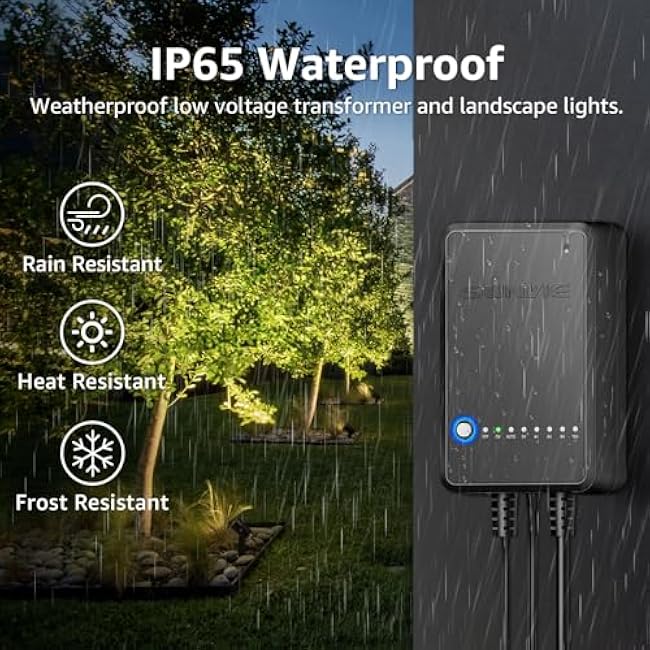 SUNVIE LED Landscape Lighting Kit Low Voltage Landscape Lights Outdoor Uplights 3000K