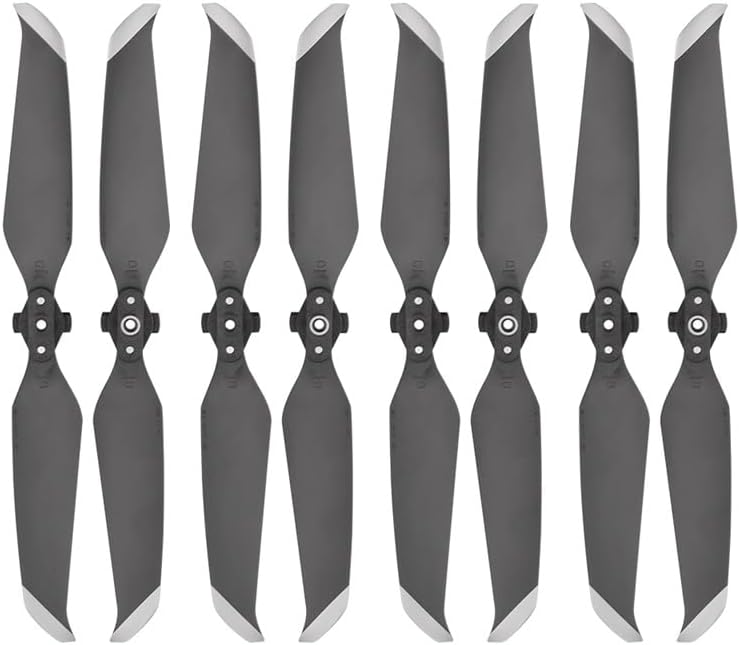 Miniatura 7 de 8PCS 7238F Low Noise Propellers for D-JI Mavic Air 2AIR 2S Wing Fan Quick Release Props for D-JI Mavic Air 2S Drone Accessories (Color  Silver)