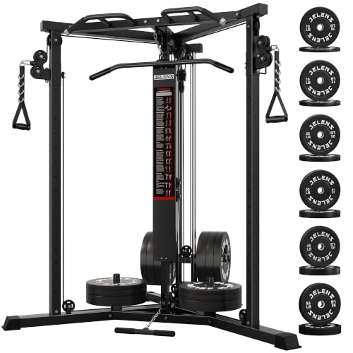 Image of CC01 Cable Crossover Machine with High and Low Pulley System, Functional Trainer with Pull Up Bars and Optional Bundle, Cable Machine for Home Gym Power Workout