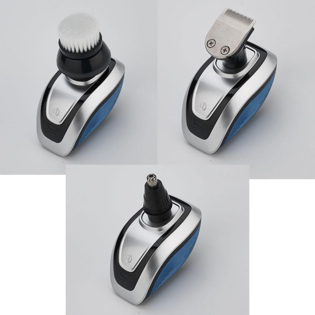 Electric Shaver Can be Cleaned with Running Water for Men with 5 Independently Floating Heads, Intelligent Shaving, Abs Material, USB Rechargeable Razor for Beard and Head