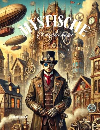 Mystische Maschinen: Steampunk Malvorlagen für Erwachsene (WeltDerFarben) (German Edition)