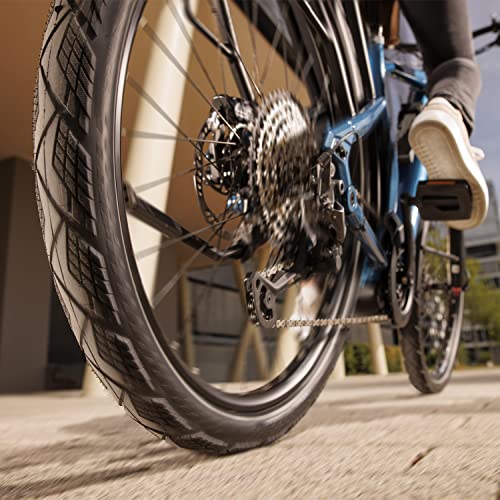 Schwalbe Marathon Efficiency Super Race V-Guard Folding Tyre, Black/Reflective, 40-622 (28x1.50 700x38C)