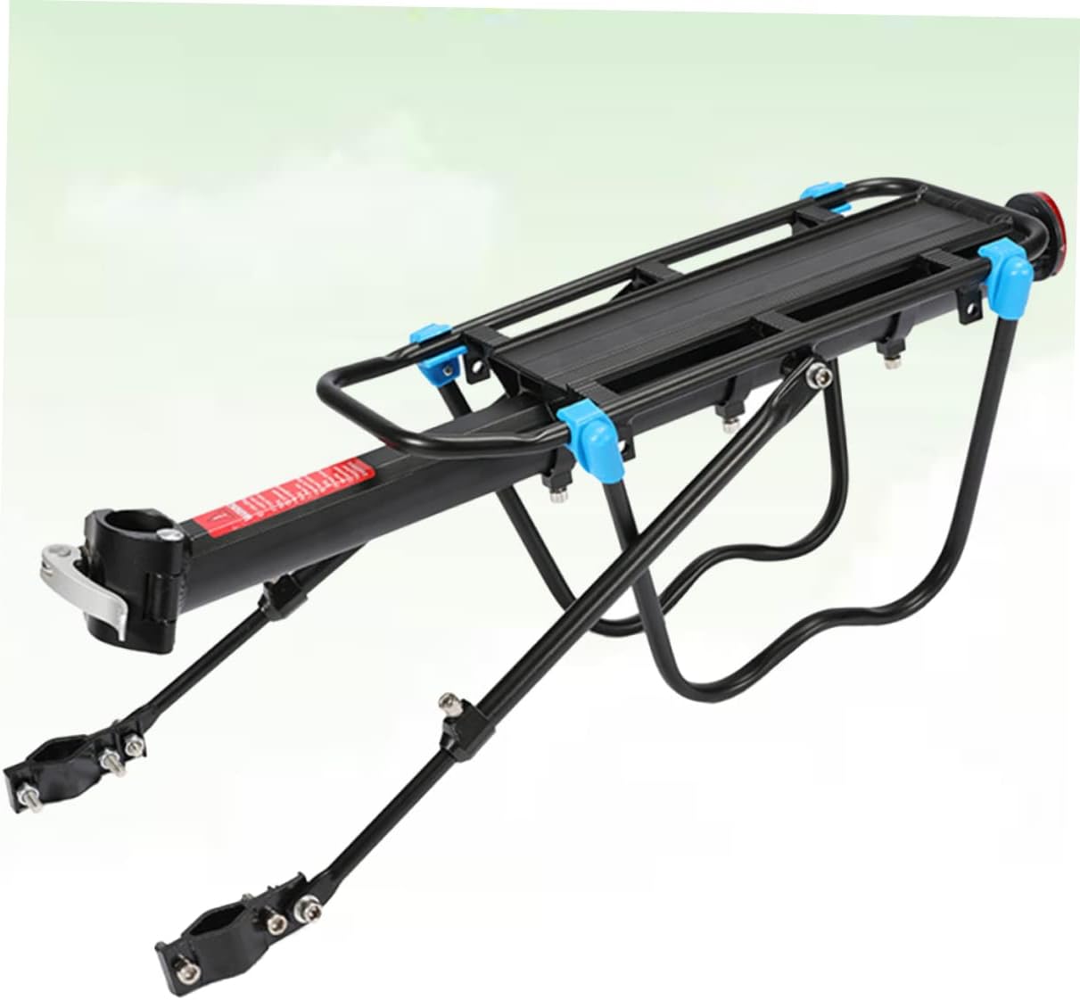 Kisangel Multi-Function Mountain Bike Cargo Rack Lightweight and Bicycle Luggage Carrier Easy Installation Tool for Outdoor Adventures