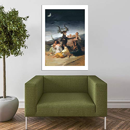 Impression d'art Francisco de Goya Witches Sabbath grand format affiche poster mat