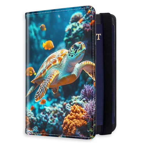 HJCYXJLK RFID�u���b�N �p�X�|�[�g�z���_�[ ���s�p �p�X�|�[�g�J�o�[�P�[�X ���s���ރI�[�K�i�C�U�[ �p�X�|�[�g�J�[�h�z���_�[ 16, �E�~�K��������, 8.5*5.6 inch, ���_��