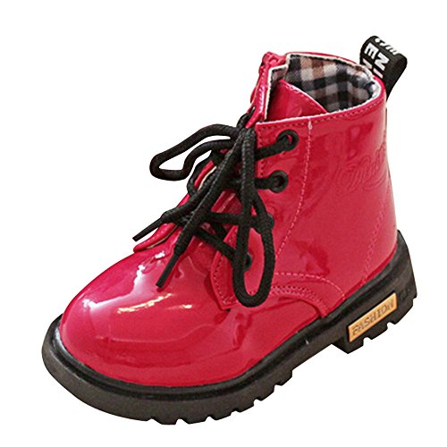 BaZhaHei Zapatillas de Niños Niña Bebé Botas de otoño e Invierno para niños Botines Impermeables Niños Moda Niños Niñas Zapatillas de Deporte Invierno Gruesa Nieve Bebé Zapatos Casuales Impermeables