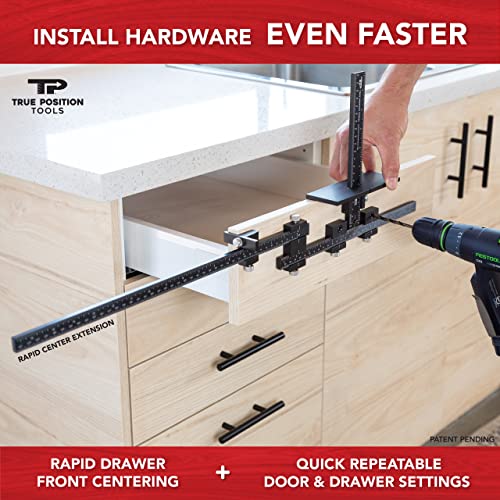 Max Cabinet Hardware Jig - Install Long Pulls And Shelf Pin Holes - Made In Usa - Hand Calibrated By True Position Tools #TOP3