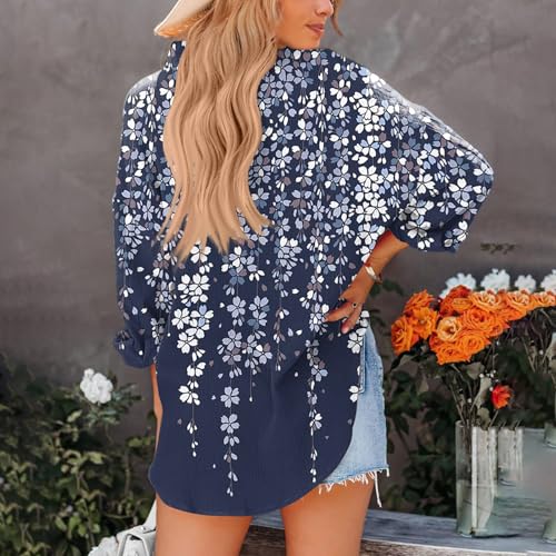 Oversized Long Sleeve Fashion Top Women's Run Summer V Neck T-Shirts Comfortable4