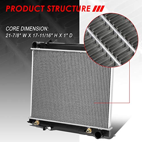 Image of Auto Dynasty 2883 Radiator for 2005-2011 Dodge Dakota Mitsubishi Raider | Factory Style 1-Row Cooling Radiator, Fit 3.7L 4.7L AT MT, Aluminum Core, DPI 2883