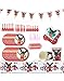 Set Compleanno Bing per 10 Persone Completo di: 10 Piatti, 10 Piatti Dessert, 10 tovaglioli, 1 tovaglia 110x180, 10 Bicchieri, 10 cucchiai, 10 coltelli, 10 forchette, Festone, 10 cannucce