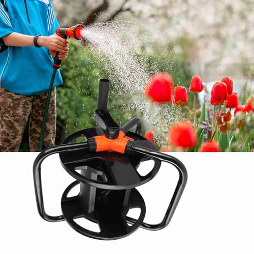 Hose Reel Cart, Hold Up to 20M 1/2''Garden Hose Trolley, Integrated Handle Saving Labour Cart Reel for Car Washing and Outdoor Planting - Image 2