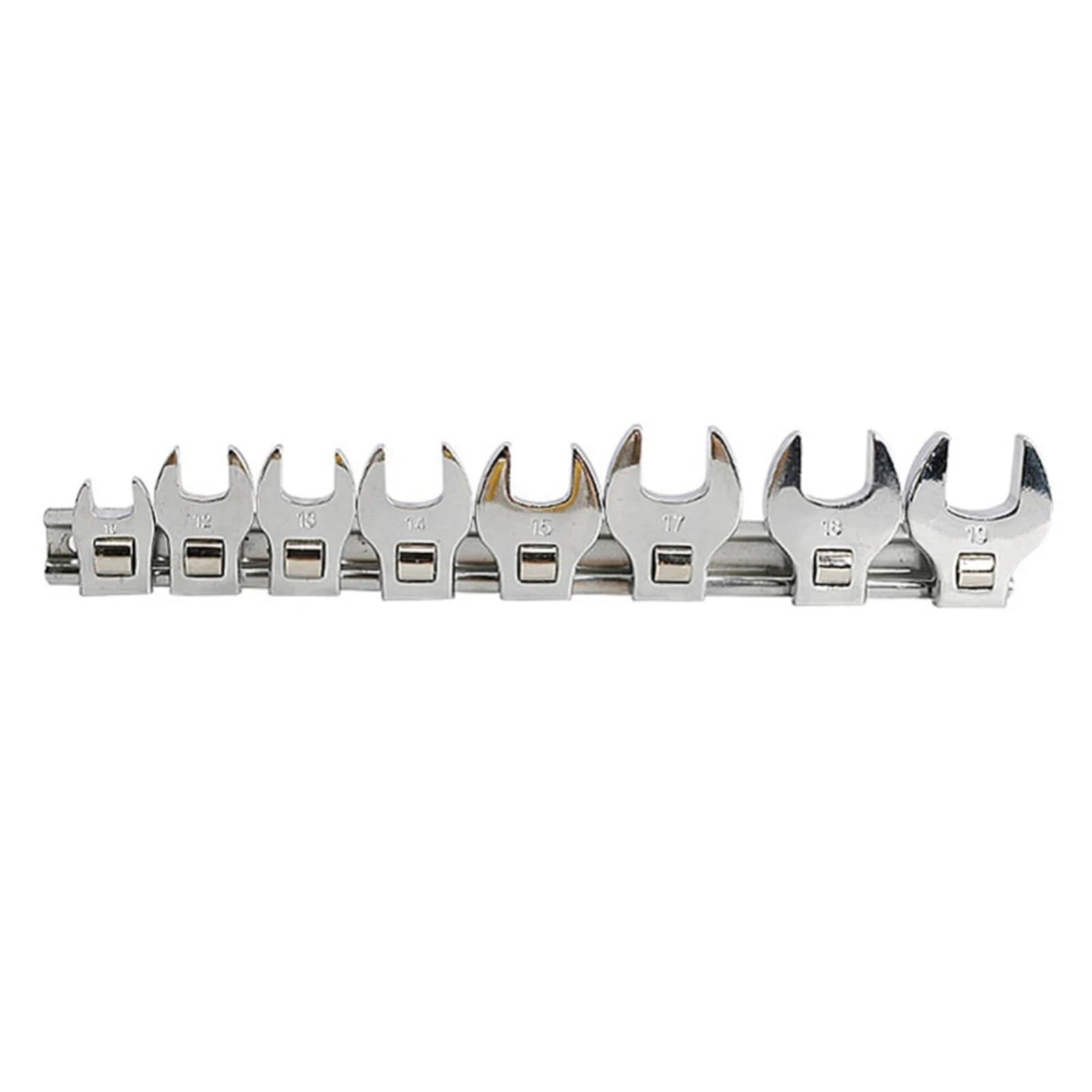 Juego de llaves pata gallo con tuerca 3/8 pulgadas, herramienta Hardware cuadrada cabeza bocina, 8 piezas cuerno toro imperiales
